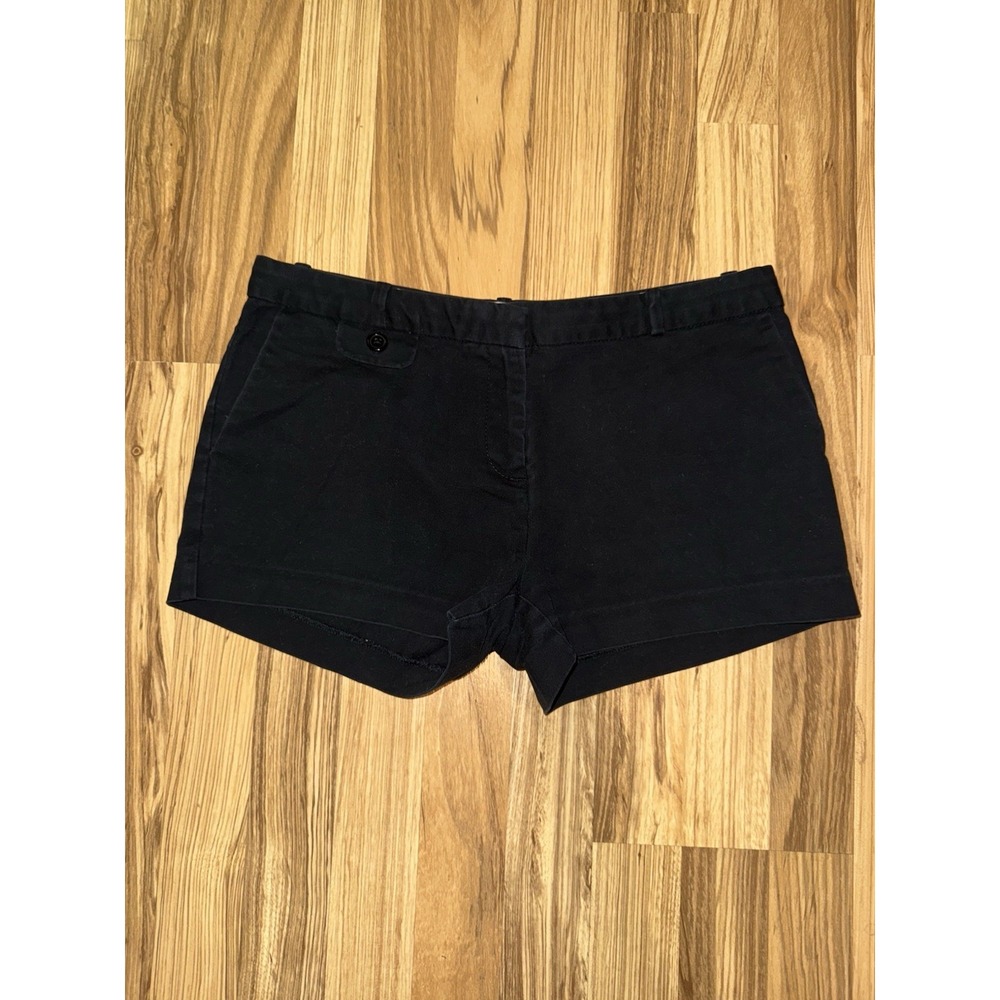Old Navy Y2K Black Shorts Mid Rise Women Size 8 Stretch 2000s